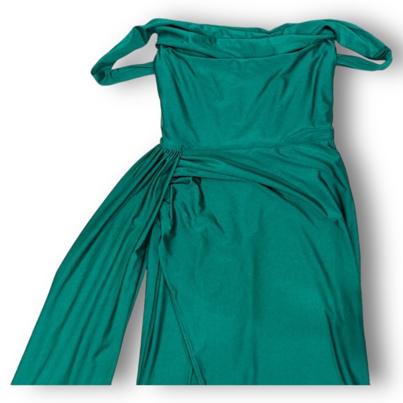 Moda Glam Jersey Corset Gown with Sash - Picture 5 of 11